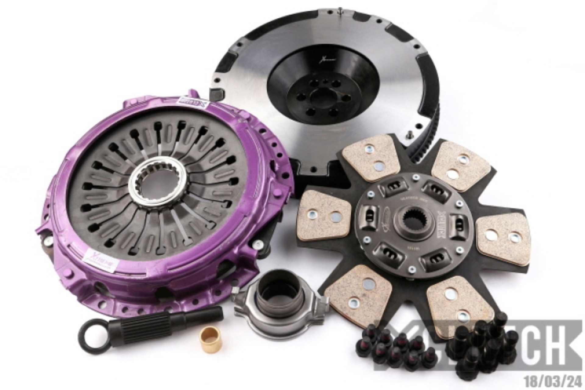 Picture of XCLUTCH XCL Clutch-Stage 2 Sprung Ceramic Clutch Kits - XKNI25515-1B