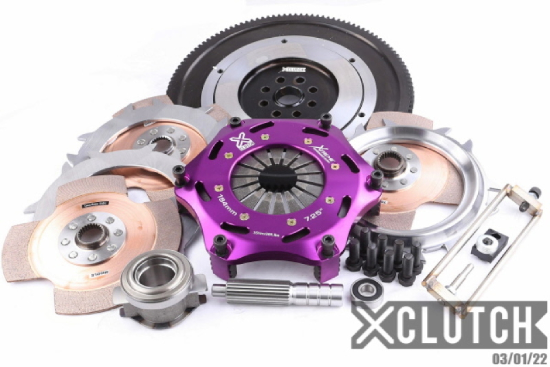Picture of XCLUTCH XCL Clutch-7.25in Triple Solid Ceramic Clutch Kits - XKSU18521-3E