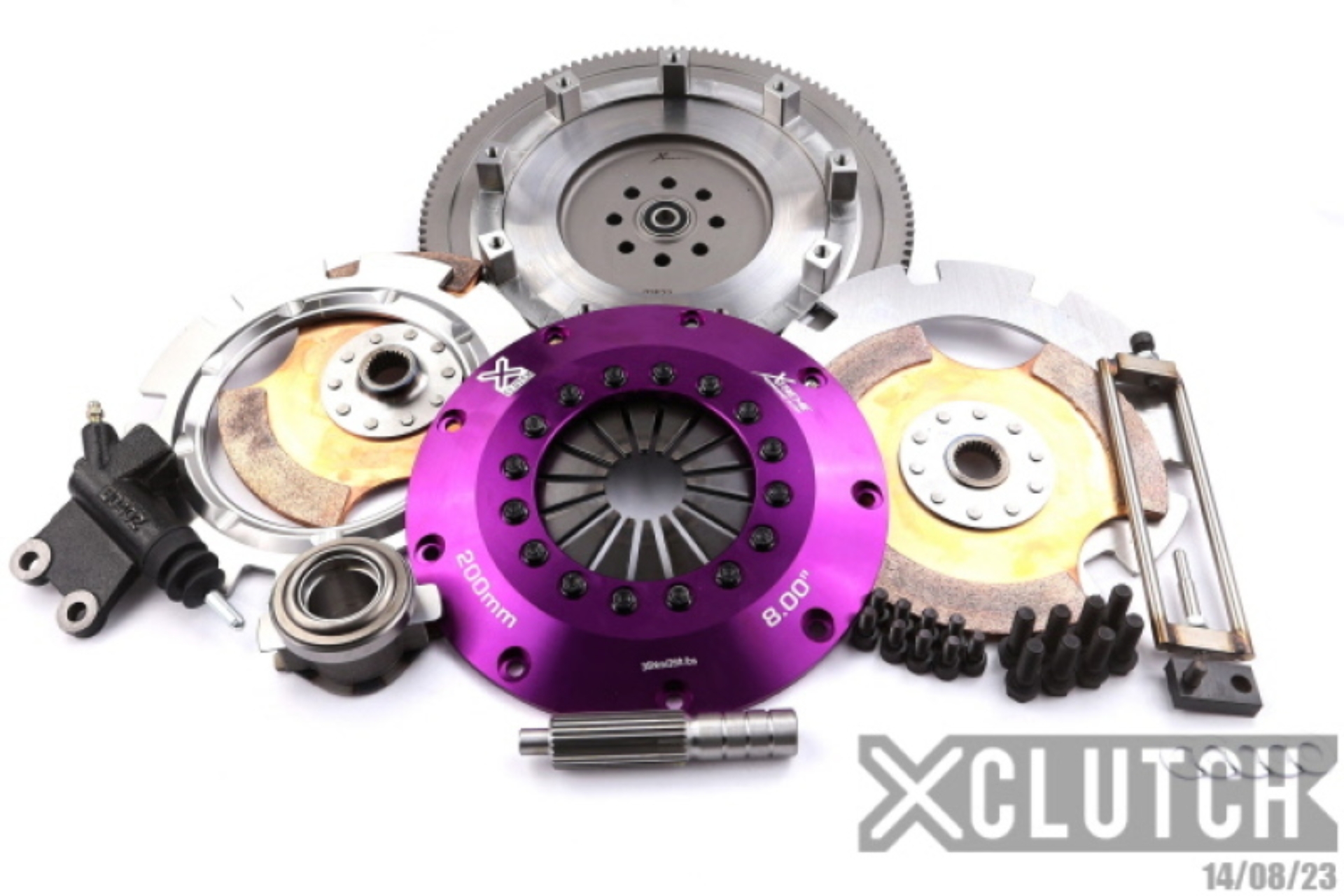 Picture of XCLUTCH XCL Clutch-8in Twin Solid Ceramic Clutch Kits - XKSU20521-2E