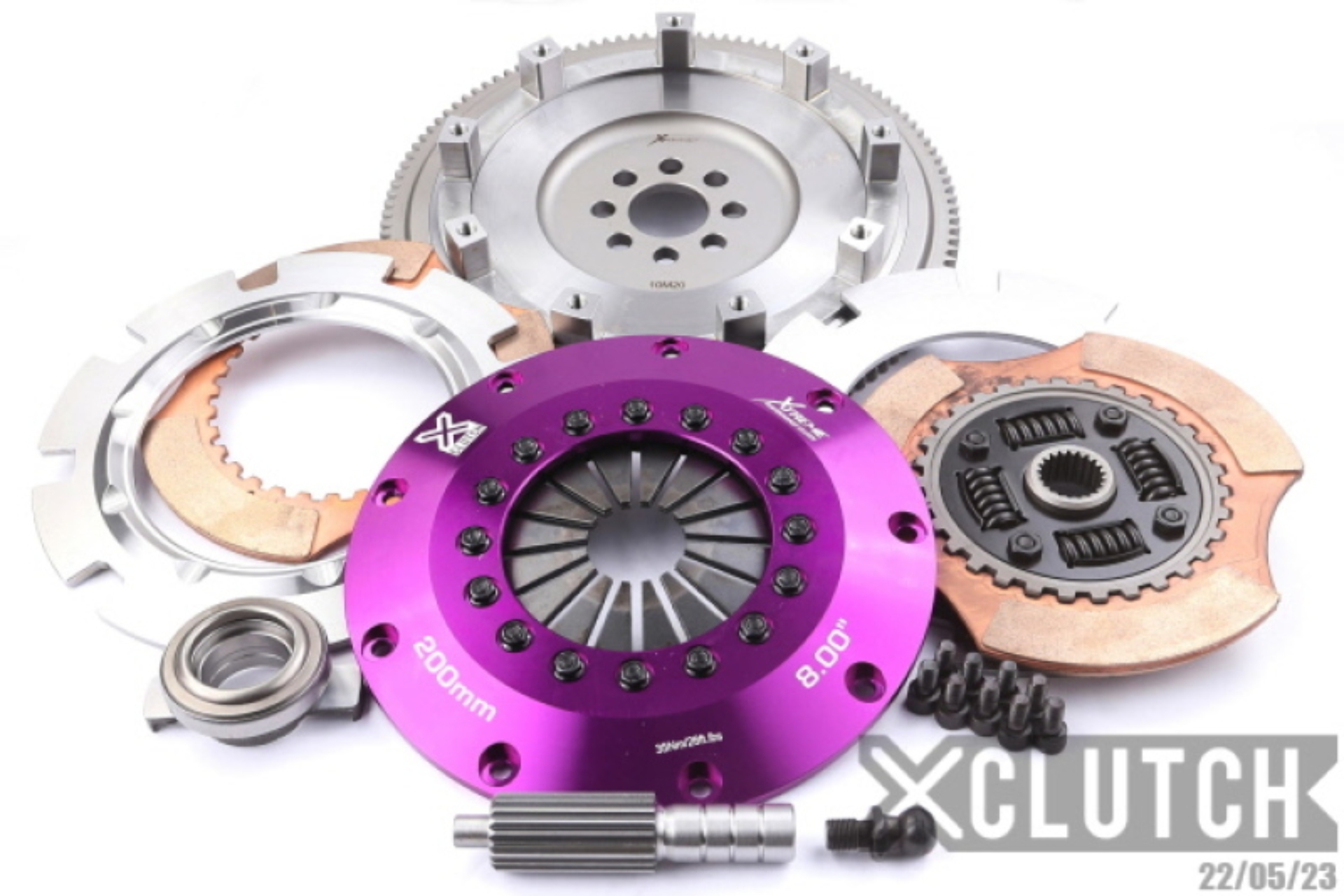 Picture of XCLUTCH XCL Clutch-8in Twin Solid Ceramic Clutch Kits - XKTY20520-2E