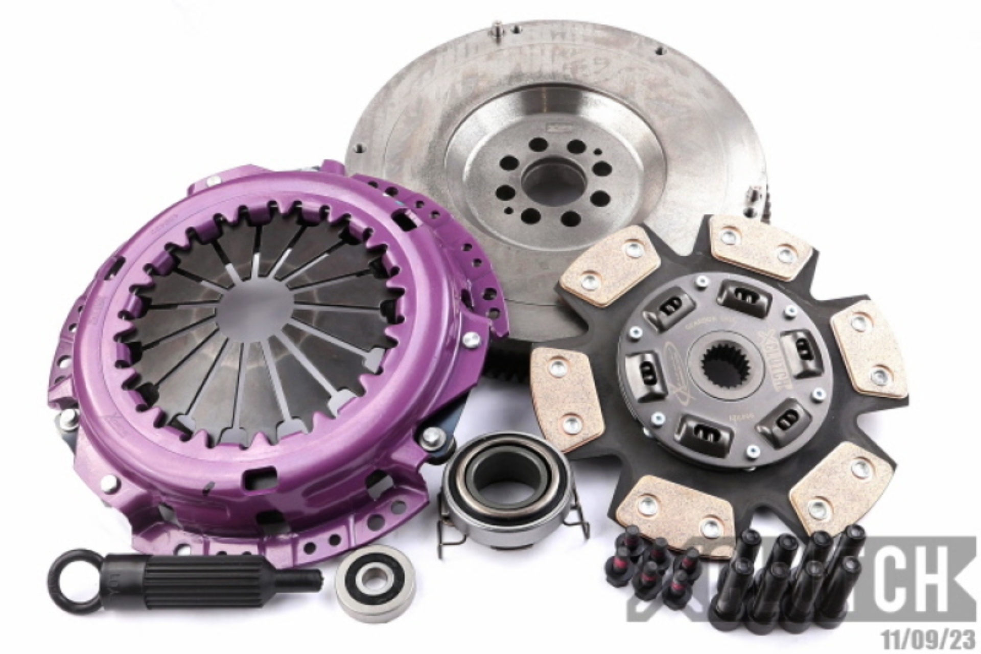 Picture of XCLUTCH XCL Clutch-Stage 2 Sprung Ceramic Clutch Kits - XKTY23593-1B