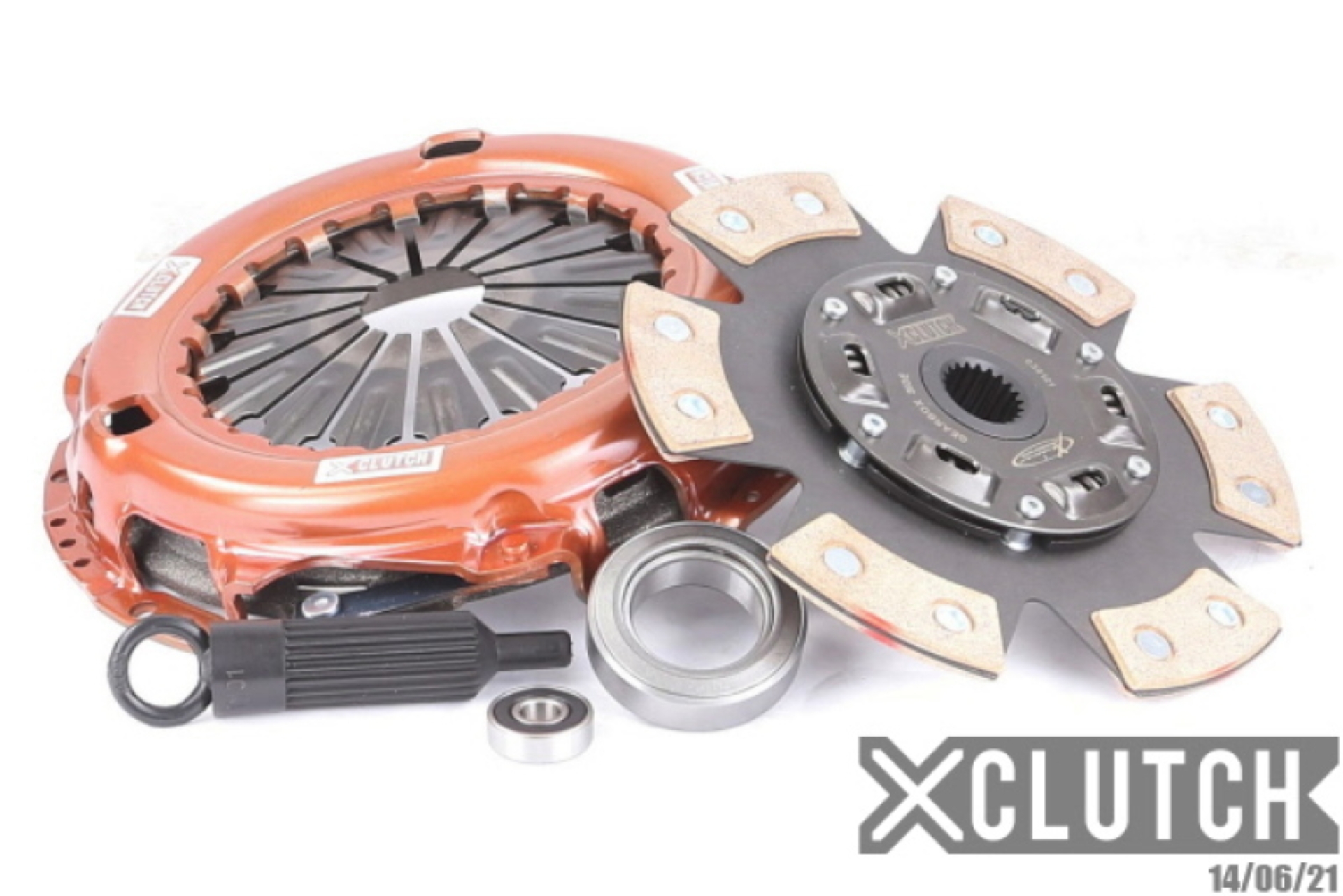 Picture of XCLUTCH XCL Clutch-Stage 2 Sprung Ceramic Clutch Kits - XKTY24002-1B