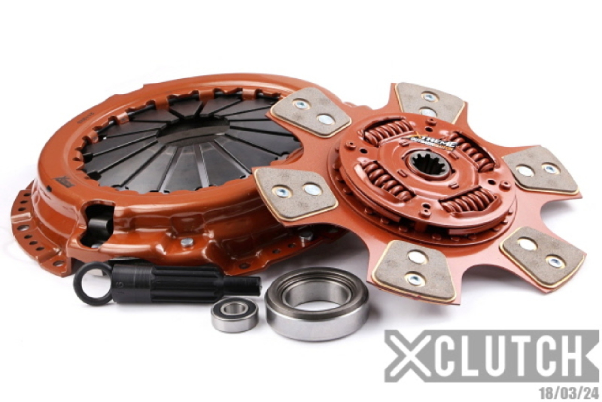 Picture of XCLUTCH XCL Clutch-Stage 2 Sprung Ceramic Clutch Kits - XKTY28007-1B
