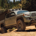 Picture of Rock Slide Engineering 05-23 Toyota Tacoma Rock Sliders Passenger Side Black Pwdercoat Steel