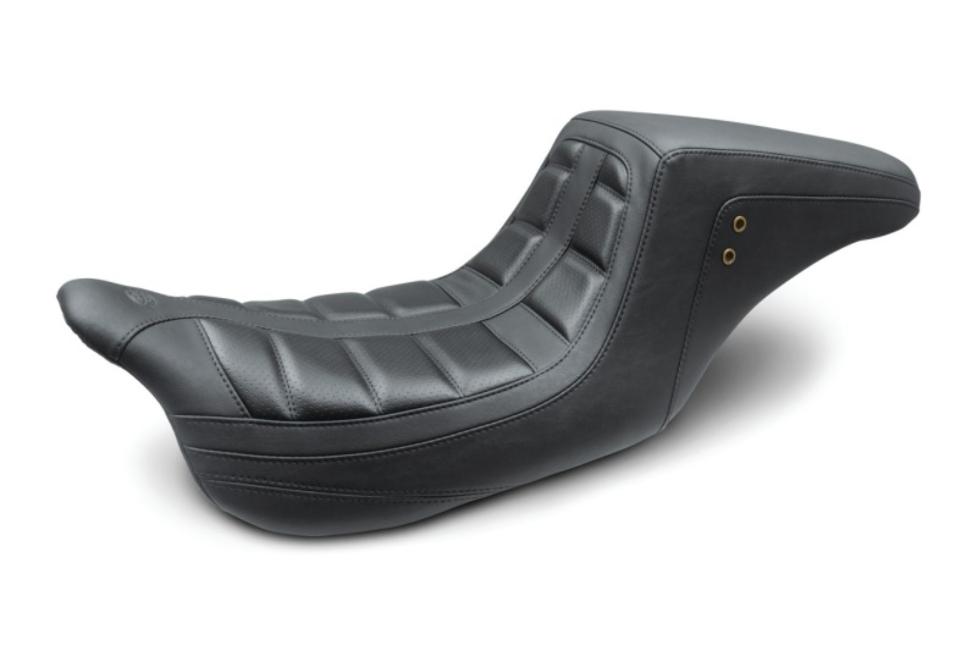Picture of Mustang Motorcycle MMP One-Piece 2 Up Seat Solo Motorcycle Seats - 75239