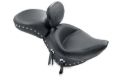 Picture of Mustang Motorcycle MMP Solo with Driver Backrest Studs Solo Motorcycle Seats - 79120