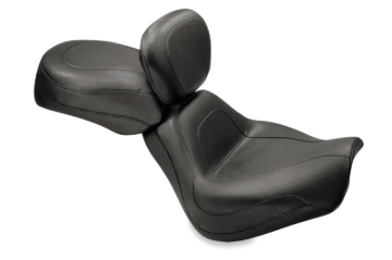 Picture of Mustang Motorcycle MMP Solo with Driver Backrest Original Solo Motorcycle Seats - 79158