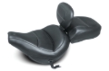 Picture of Mustang Motorcycle MMP Solo with Driver Backrest Original Solo Motorcycle Seats - 79330