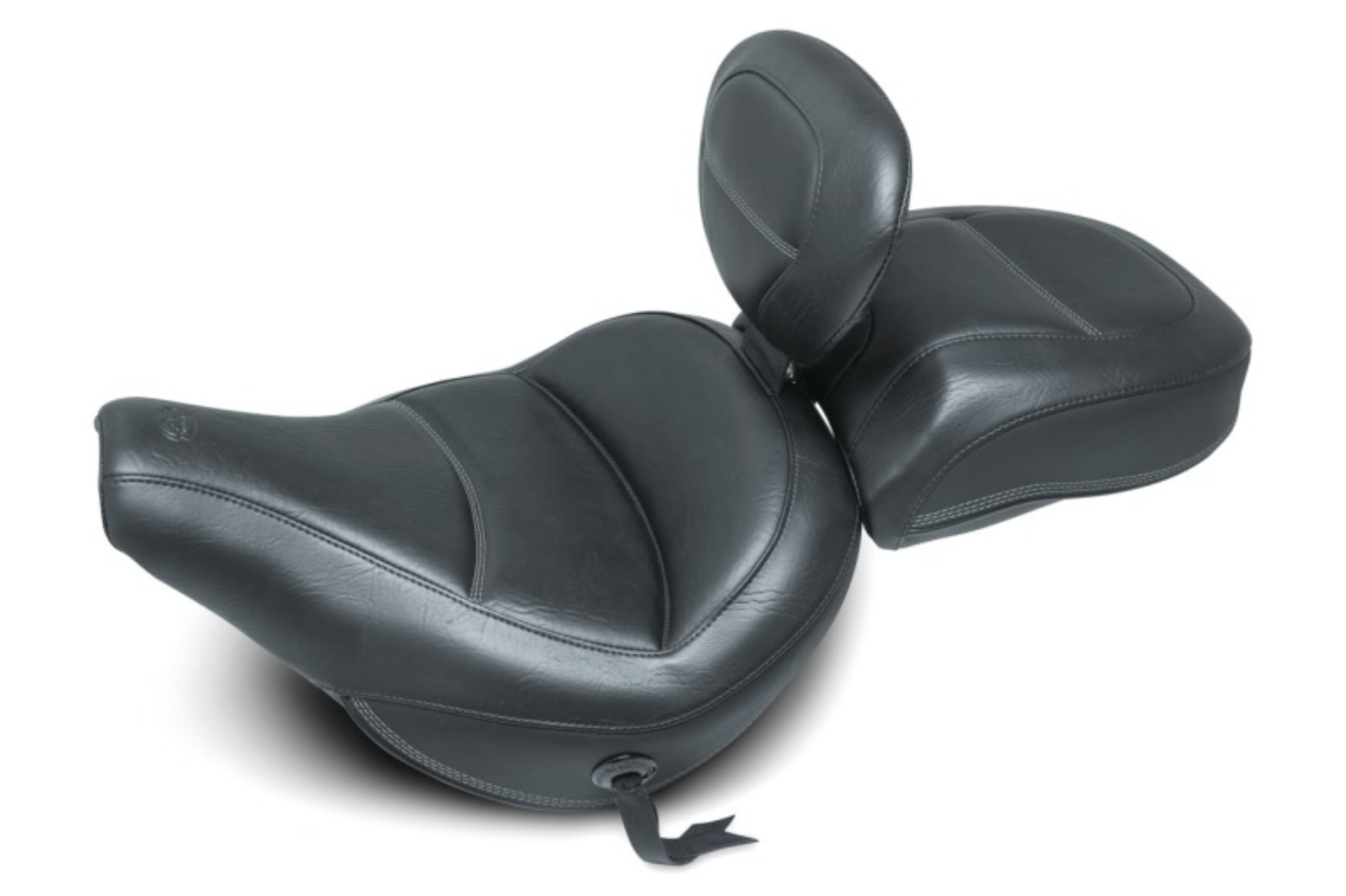 Picture of Mustang Motorcycle MMP Solo with Driver Backrest Original Solo Motorcycle Seats - 79330