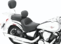 Picture of Mustang Motorcycle MMP 1 Piece with Driver Backrest Original One-Piece Motorcycle Seats - 79417