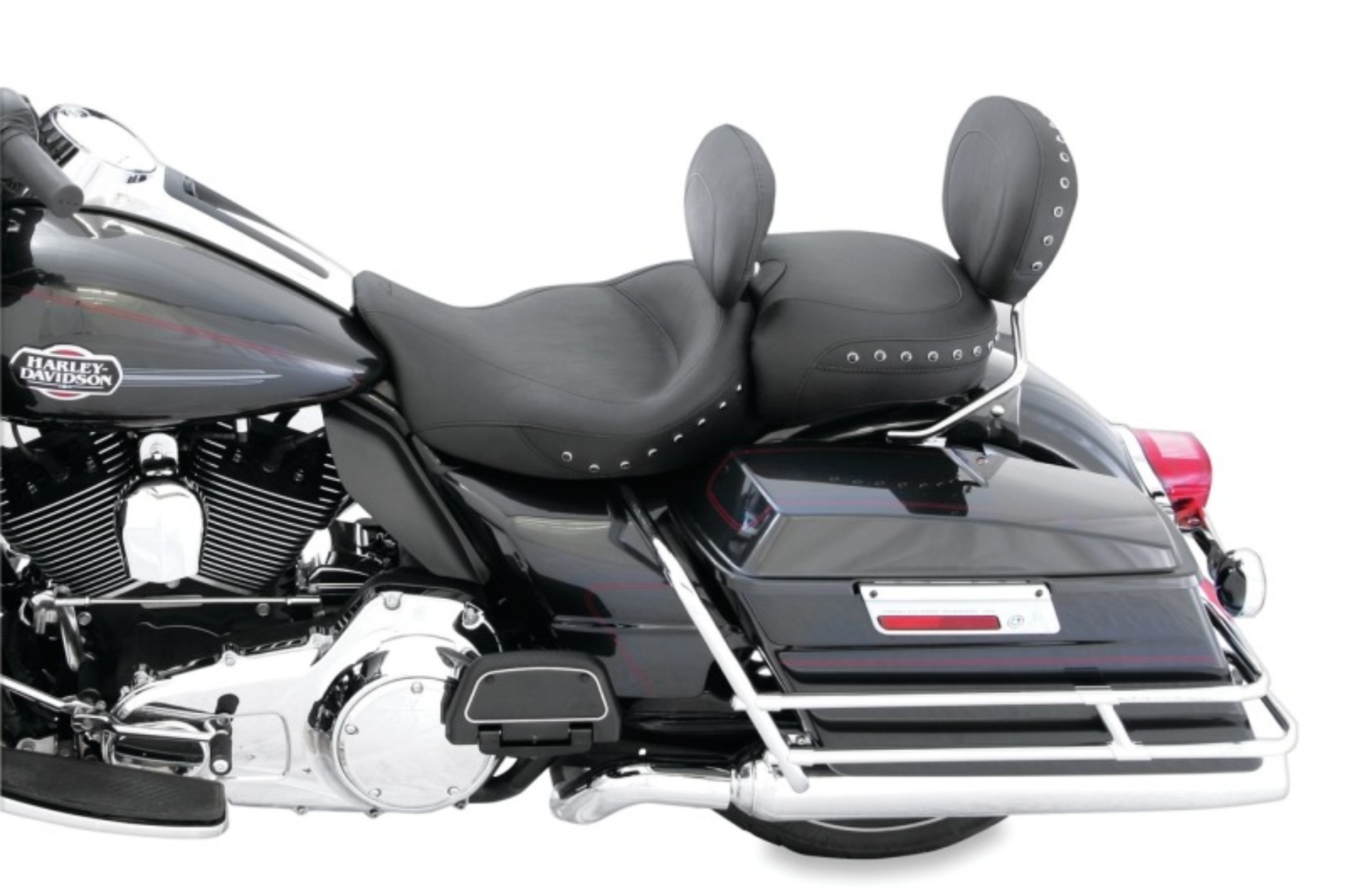 Picture of Mustang Motorcycle MMP Solo Black Pearls Solo Motorcycle Seats - 79448
