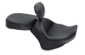 Picture of Mustang Motorcycle MMP 2 Piece Seat with Driver Backrest Original Two-Piece Motorcycle Seats - 79661