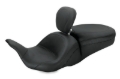 Picture of Mustang Motorcycle MMP 1 Piece Touring with Driver Backrest Original One-Piece Motorcycle Seats - 79703
