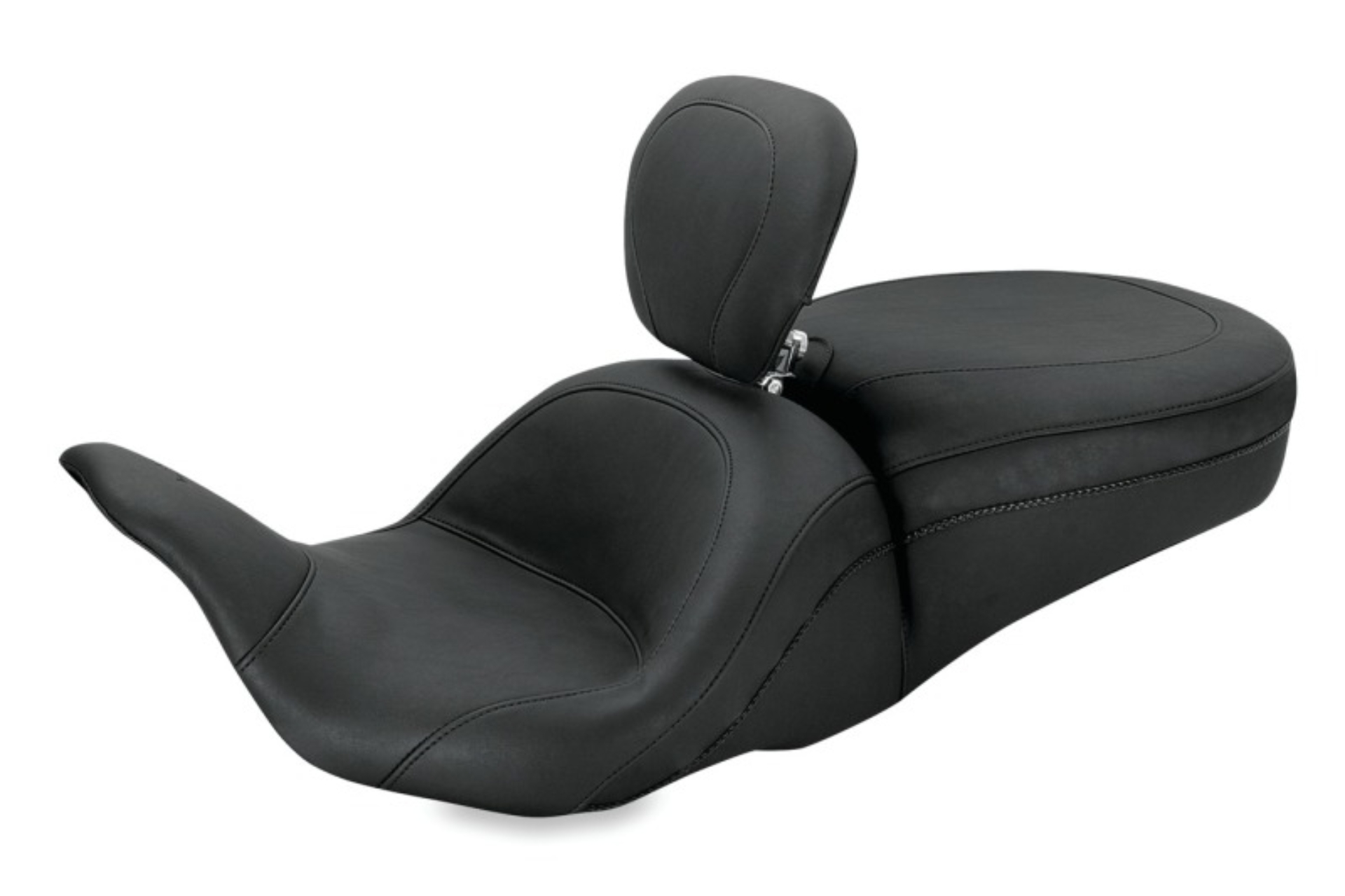 Picture of Mustang Motorcycle MMP 1 Piece Touring with Driver Backrest Original One-Piece Motorcycle Seats - 79703