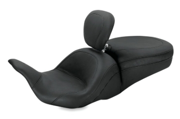 Picture of Mustang Motorcycle MMP 1 Piece Touring with Driver Backrest Original One-Piece Motorcycle Seats - 79703