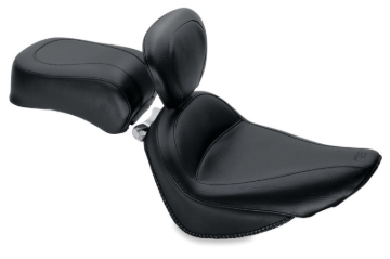 Picture of Mustang Motorcycle MMP Solo with Driver Backrest Original Solo Motorcycle Seats - 79712