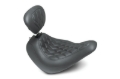 Picture of Mustang Motorcycle MMP Solo with Driver Backrest Diamond Solo Motorcycle Seats - 83043