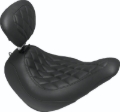 Picture of Mustang Motorcycle MMP Solo with Driver Backrest Diamond Solo Motorcycle Seats - 83043