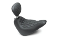 Picture of Mustang Motorcycle MMP Solo with Driver Backrest Diamond Solo Motorcycle Seats - 83046