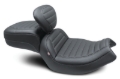 Picture of Mustang Motorcycle MMP 1 Piece Touring with Driver Backrest Original One-Piece Motorcycle Seats - 89200
