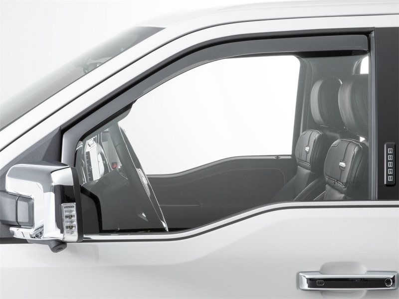 Picture of WeatherTech WT Deflector-Frnt-Drk Smk Wind Deflectors - 801025IM