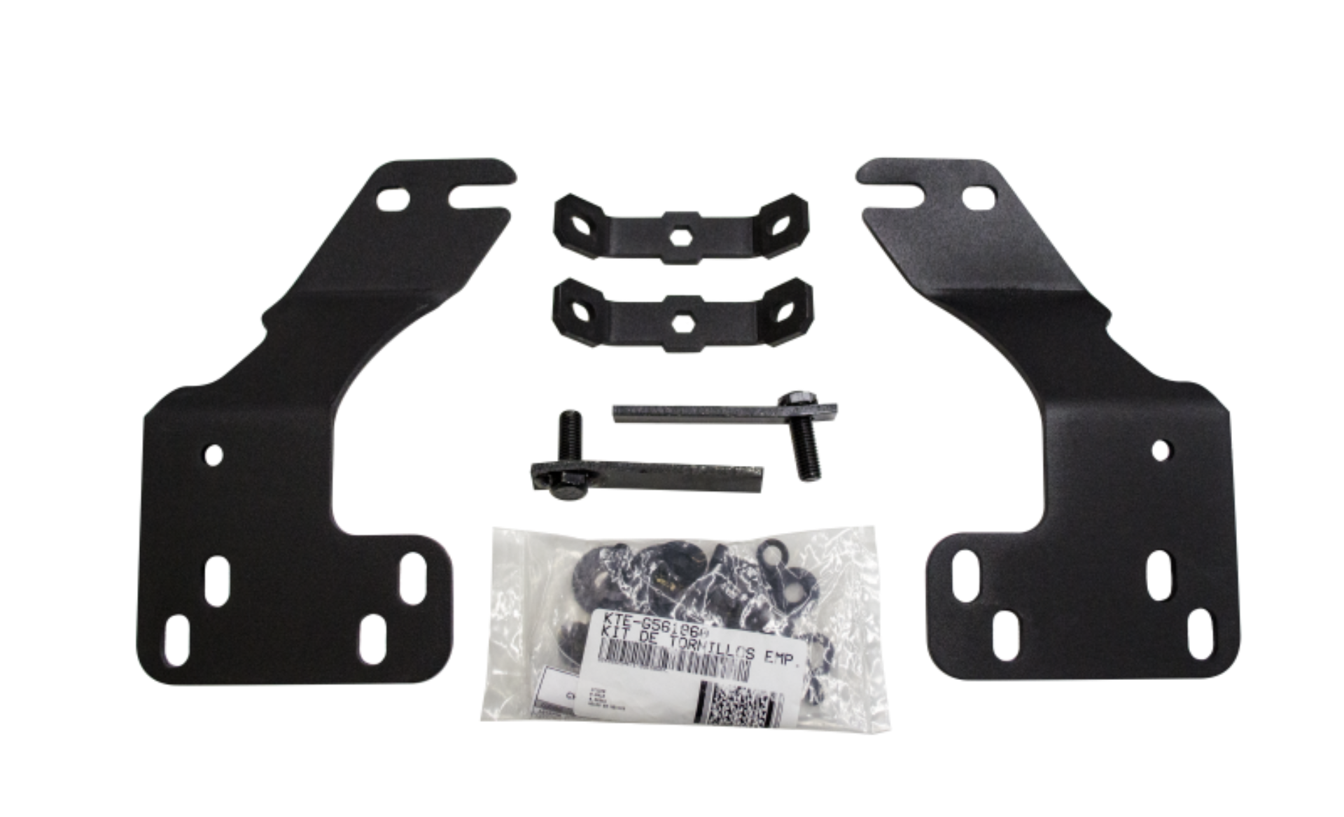 Picture of Go Rhino 14-15 Chevy Silverado 1500 (Excl. Drvr Alrt Pkg) RC4 & RC3 LR Brackets - Tex. Blk