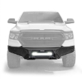 Picture of Go Rhino 19-24 Ram 1500 (Excl. Rebel/Warlock/TRX) Element Front Bumper w/Pwr Bar - Tex. Blk