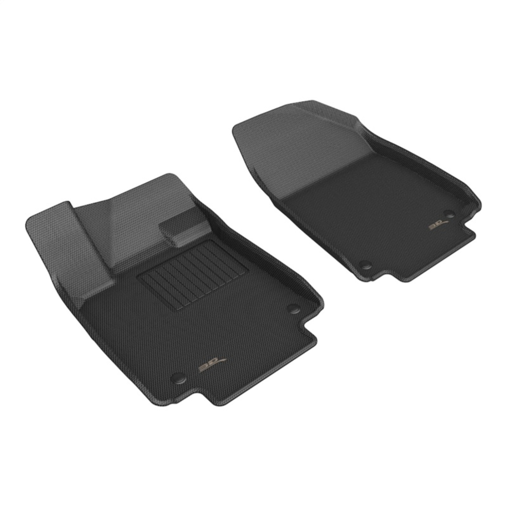 Picture of 3D MAXpider ACE Kagu-Front-Black Floor Mats - L1HY13411509