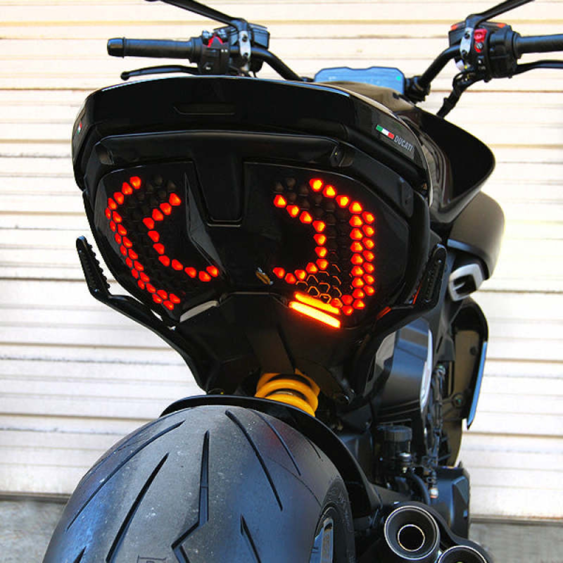 Picture of New Rage Cycles NEW Turn Signal Lights Corner - DV4-RB