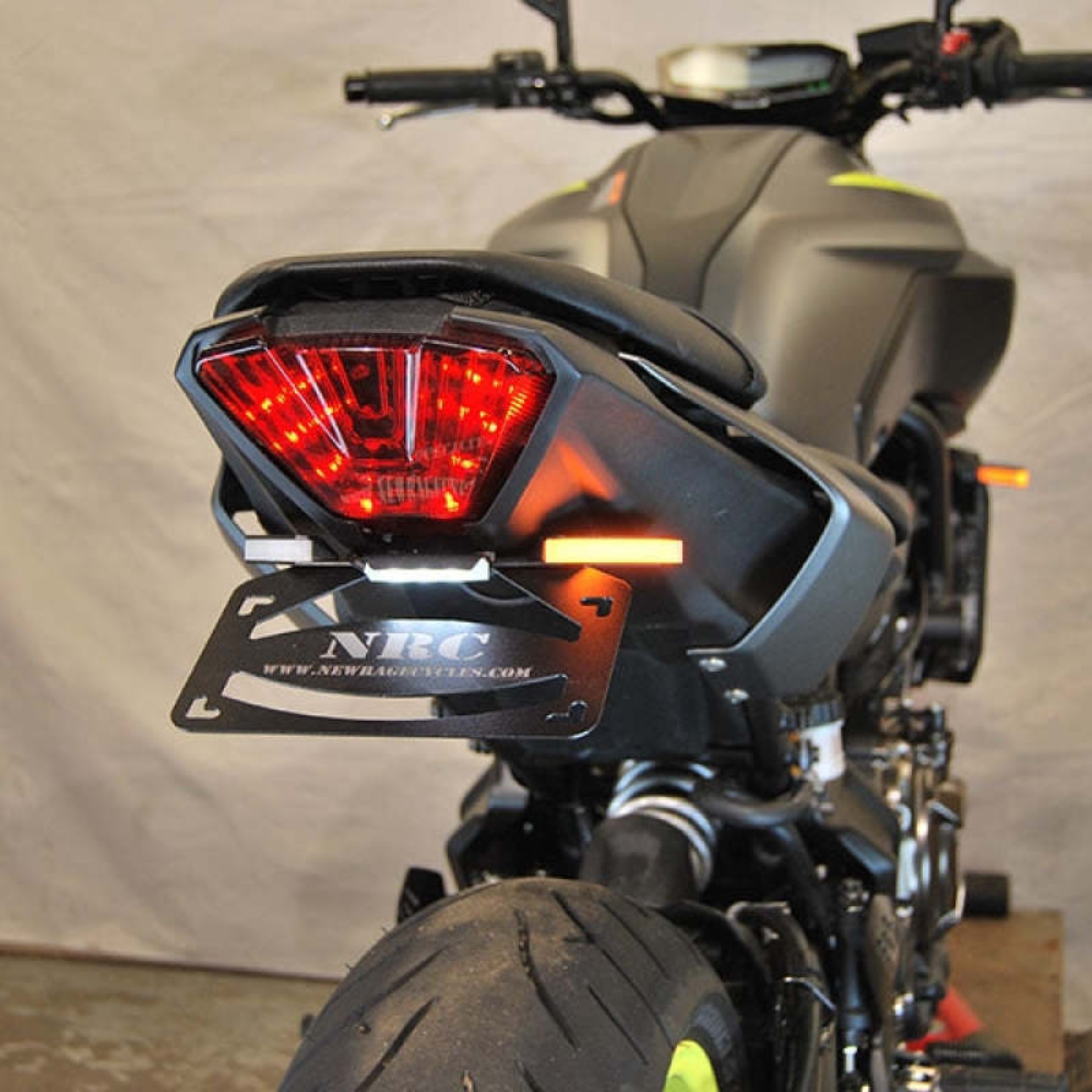 Picture of New Rage Cycles NEW Fender Eliminator Lights Corner - MT07-FE-S