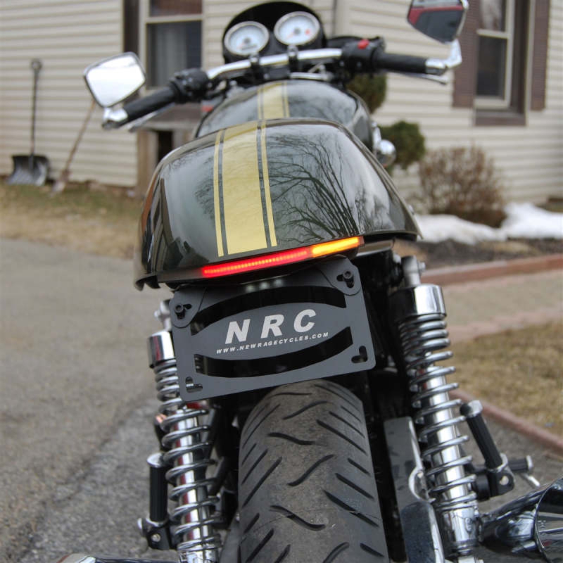 Picture of New Rage Cycles NEW Fender Eliminator Lights Corner - THRUXTON-FE