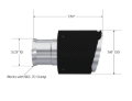Picture of MBRP Univ Exhaust Tips Carbon - T5197CF