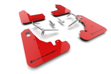 Picture of Rally Armor RAL UR Red Flap/Blk Logo Mud Flaps - MF99-UR-RD-BLK