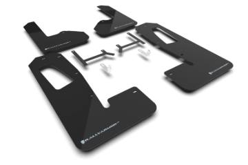 Picture of Rally Armor RAL UR Blk Flap/Blue Logo Mud Flaps - MF108-UR-BLK-ABL