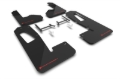 Picture of Rally Armor RAL UR Blk Flap/Rd Logo Mud Flaps - MF108-UR-BLK-RD
