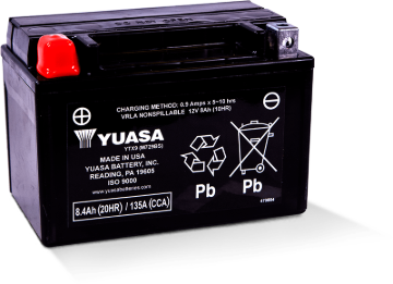 Picture of Yuasa Battery YSA Maintenance Free Battery Batteries - YUAM729BSTWN