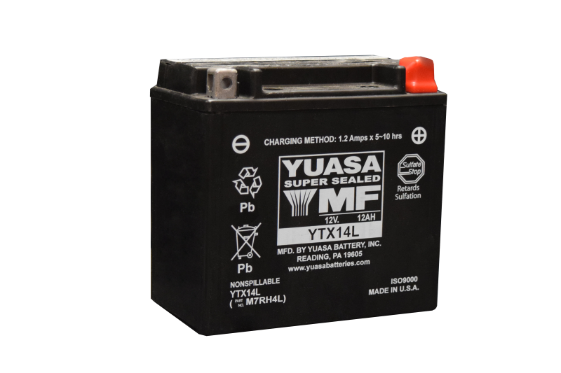 Picture of Yuasa Battery YSA Maintenance Free Battery Batteries - YUAM7RH4L