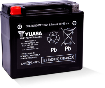 Picture of Yuasa Battery YSA Maintenance Free Battery Batteries - YUAM72RBH