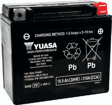 Picture of Yuasa Battery YSA Maintenance Free Battery Batteries - YUAM720BH-PW