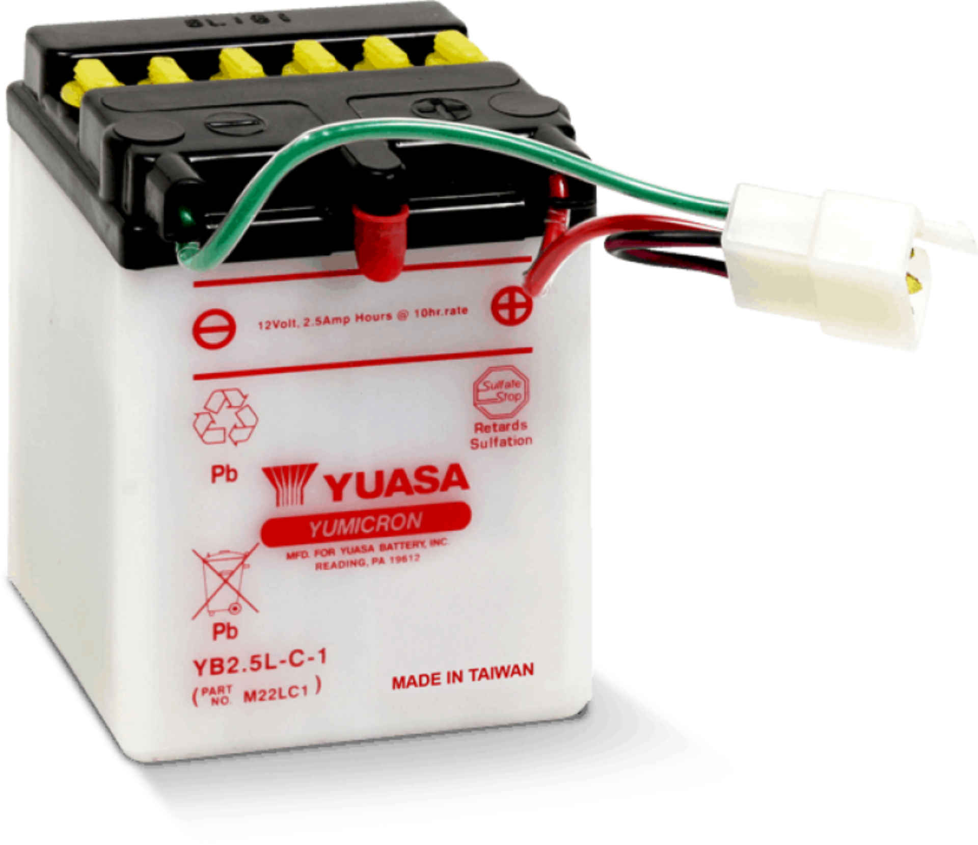 Picture of Yuasa Battery YSA Yumicron Battery Batteries - YUAM22LC1