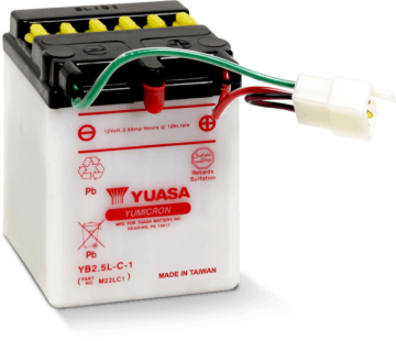 Picture of Yuasa Battery YSA Yumicron Battery Batteries - YUAM22LC1