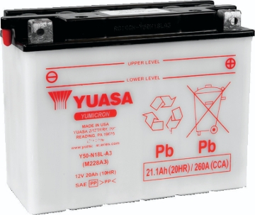 Picture of Yuasa Battery YSA Yumicron Battery Batteries - YUAM228A3TWN