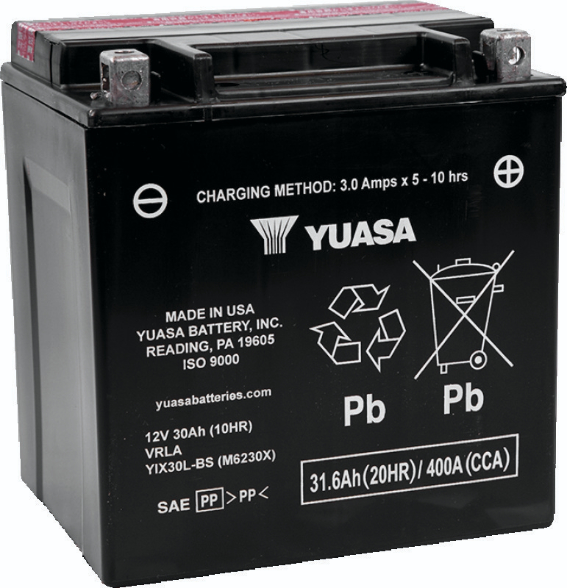 Picture of Yuasa Battery YSA Maintenance Free Battery Batteries - YUAM6230X
