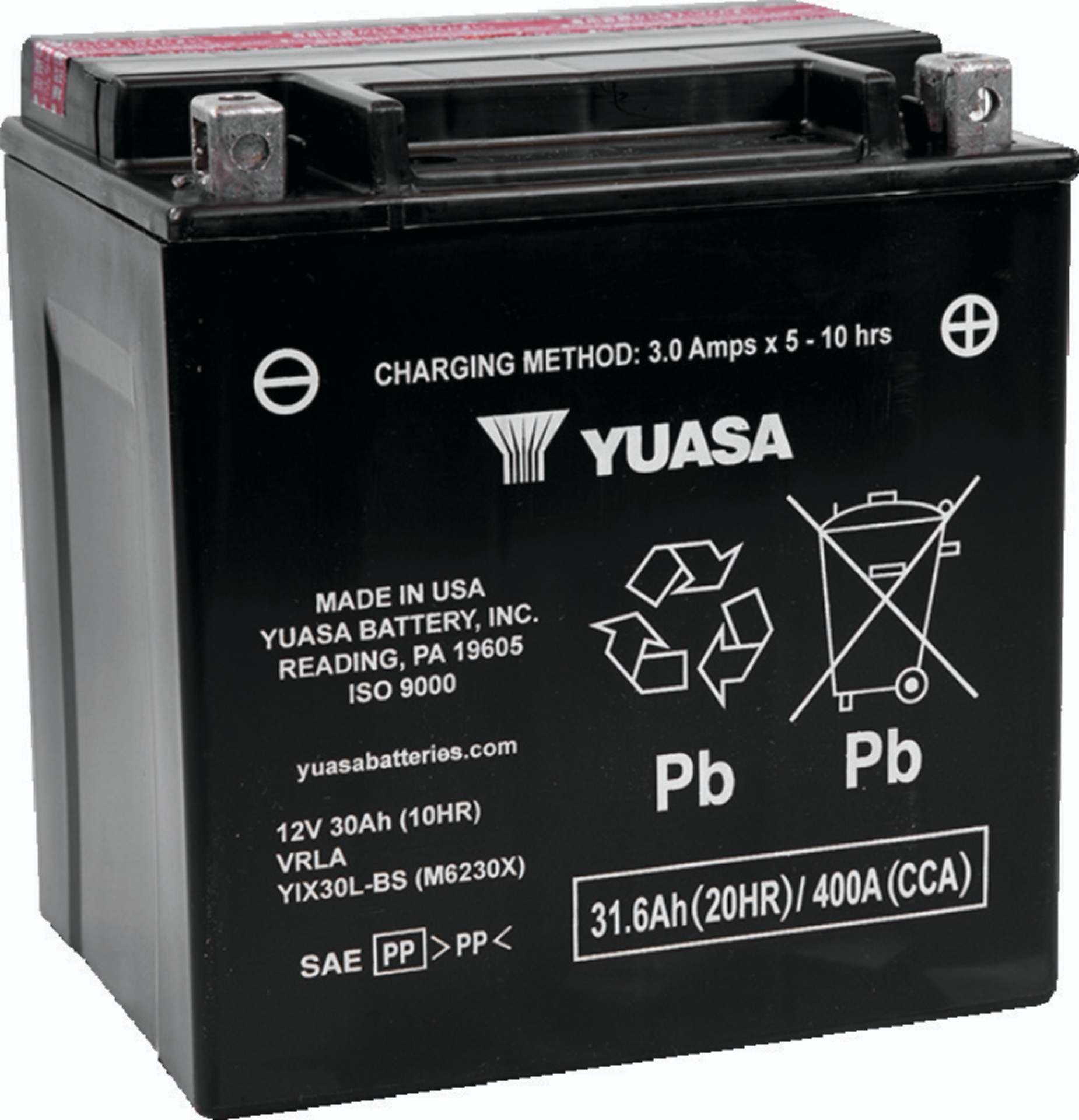 Picture of Yuasa Battery YSA Maintenance Free Battery Batteries - YUAM6230XPW