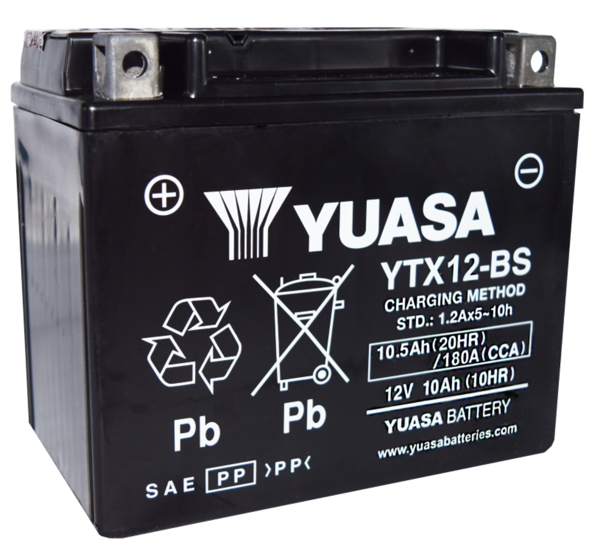 Picture of Yuasa Battery YSA Maintenance Free Battery Batteries - YUAM3RH2SIND