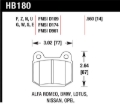 Picture of Hawk Performance HAWK HP+ Brake Pad Sets - HB180N.560