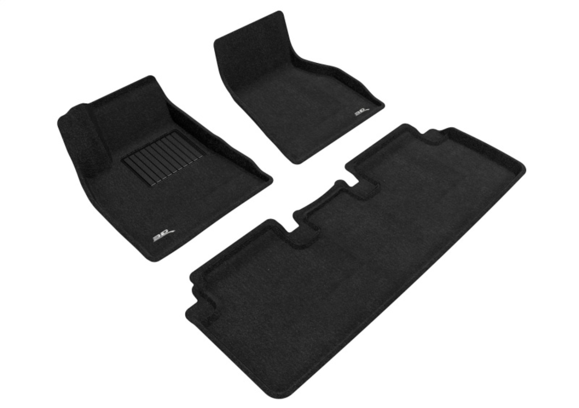 Picture of 3D MAXpider ACE Elegant-Combo-Black Floor Mats - L1TL01304709
