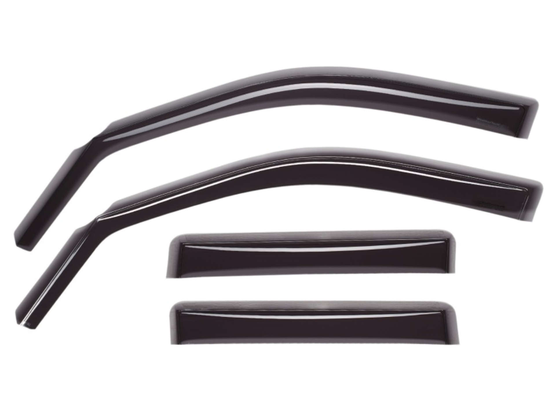 Picture of WeatherTech WT Deflector-Cmbo-Drk Smk Wind Deflectors - 82864IM