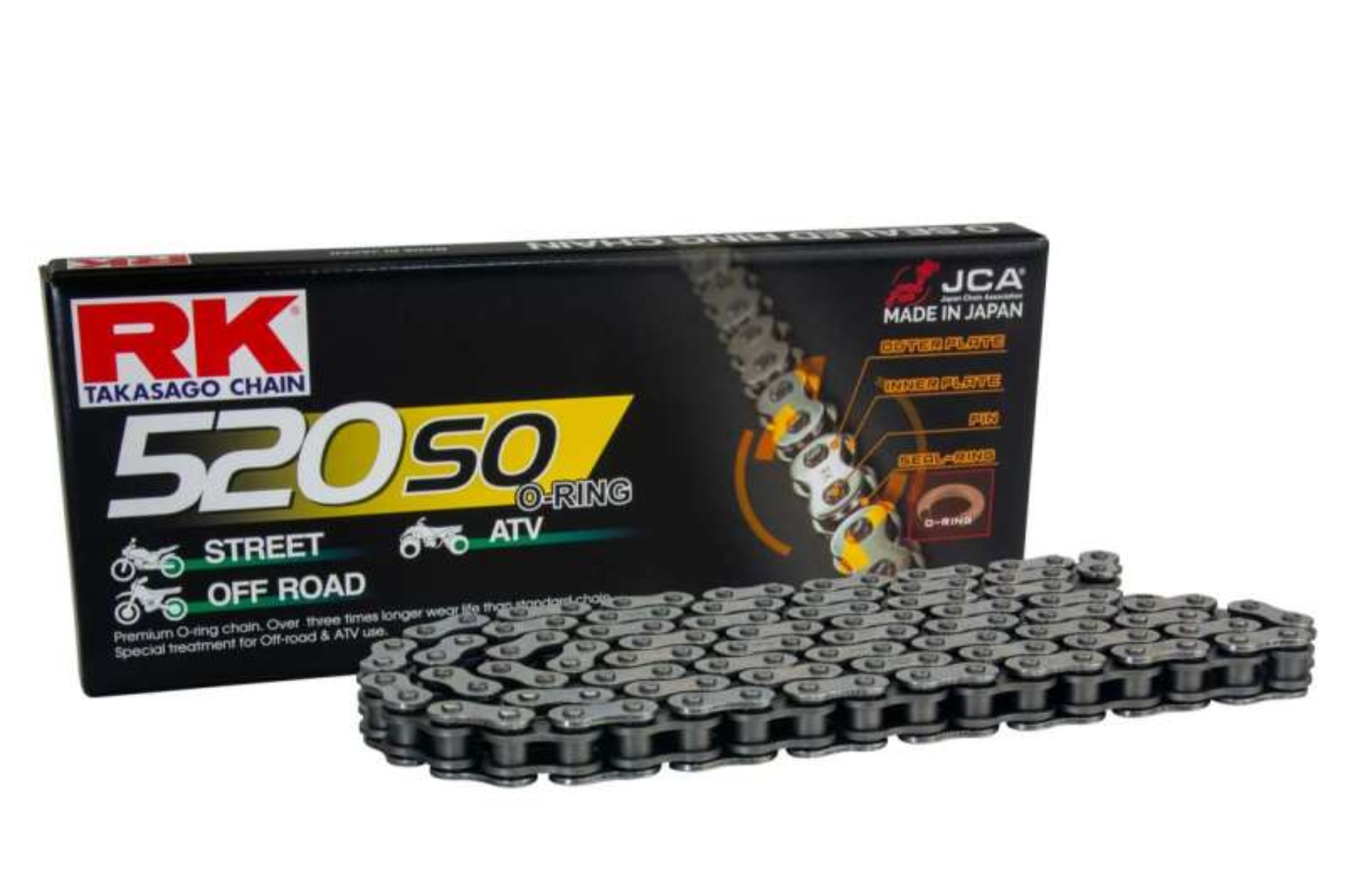 Picture of RK Chain RKC Sealed Ring Chain - 520SO-112