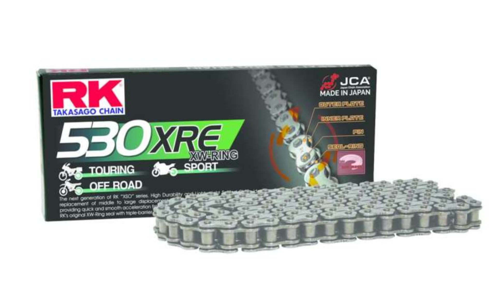 Picture of RK Chain RKC Sealed Ring Chain - 530XRE-114